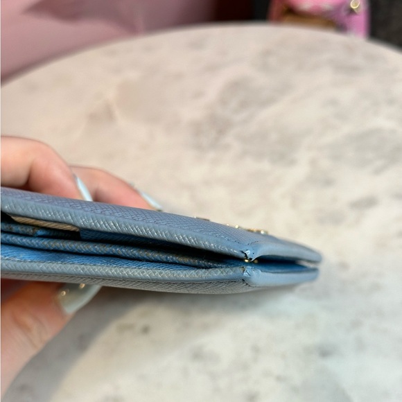 Prada Saffiano Leather Compact Wallet - Picture 9 of 15